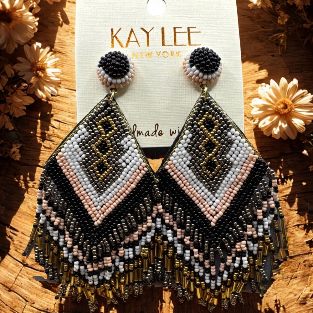 Kay Lee Seed Bead Earrings